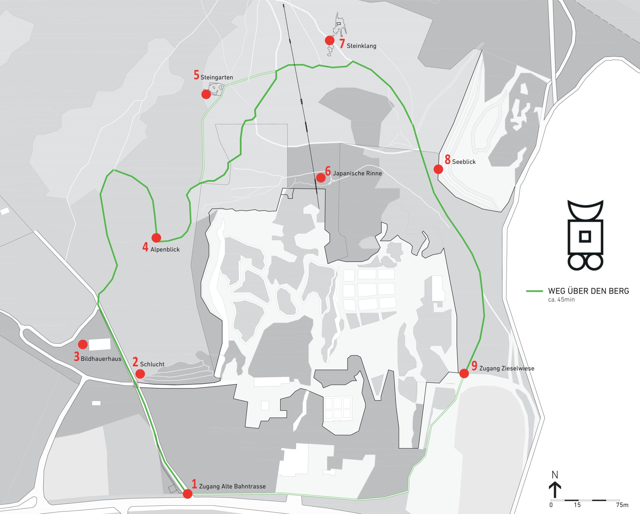 180121 Weg Uber Den Berg Tafel